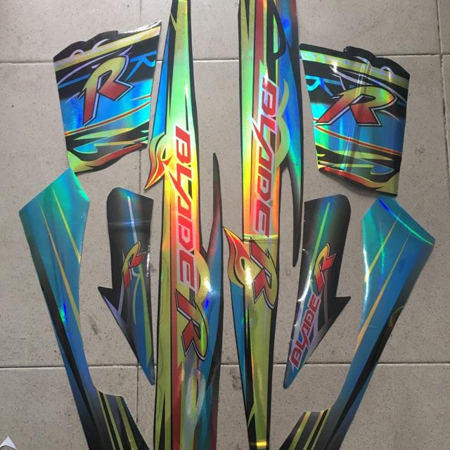 Tem blade xanh ngọc R crom