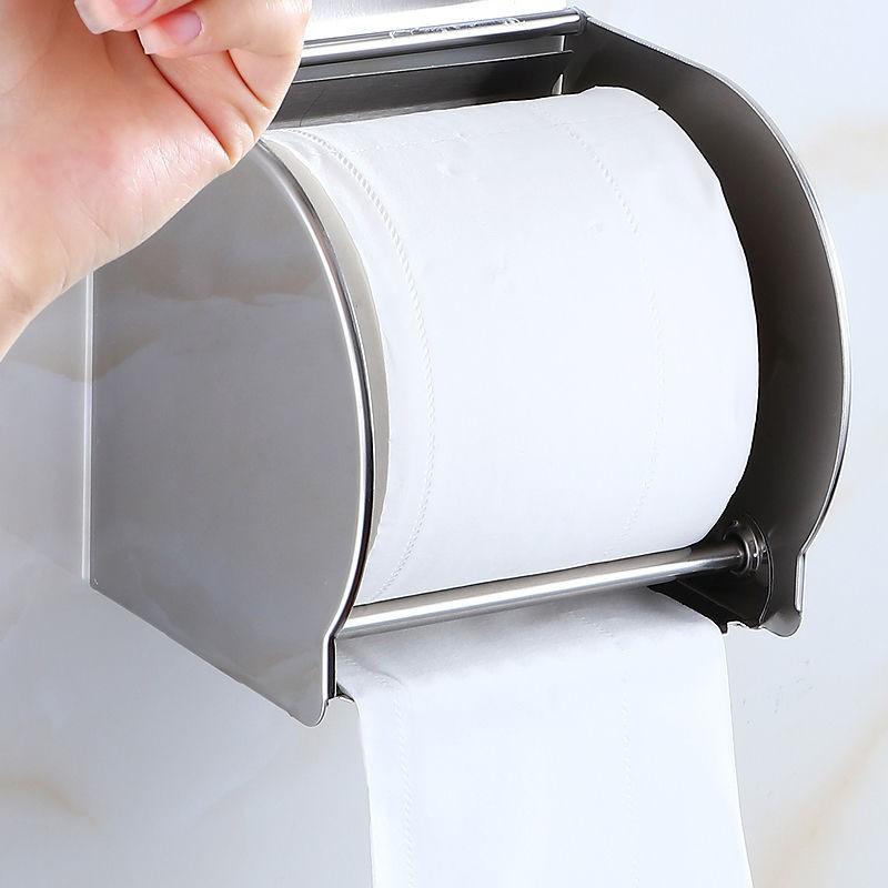 Hộp đựng giấy vệ sinh inox 304, hộp để giấy nhà tắm, kệ để giấy nhà tắm