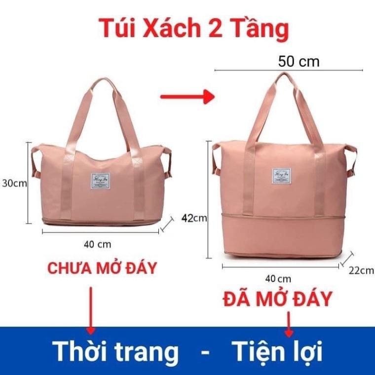 Túi Xách Du Lịch Cỡ Lớn 2 Tầng BoxeloTúi Du Lịch Đa Năng Nam Nữ Đựng Quần Áo Mỹ Phẩm có sỉ