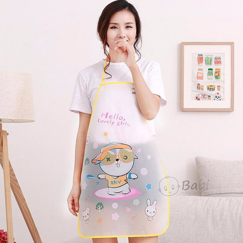 Tạp dề chống thấm họa tiết - HN