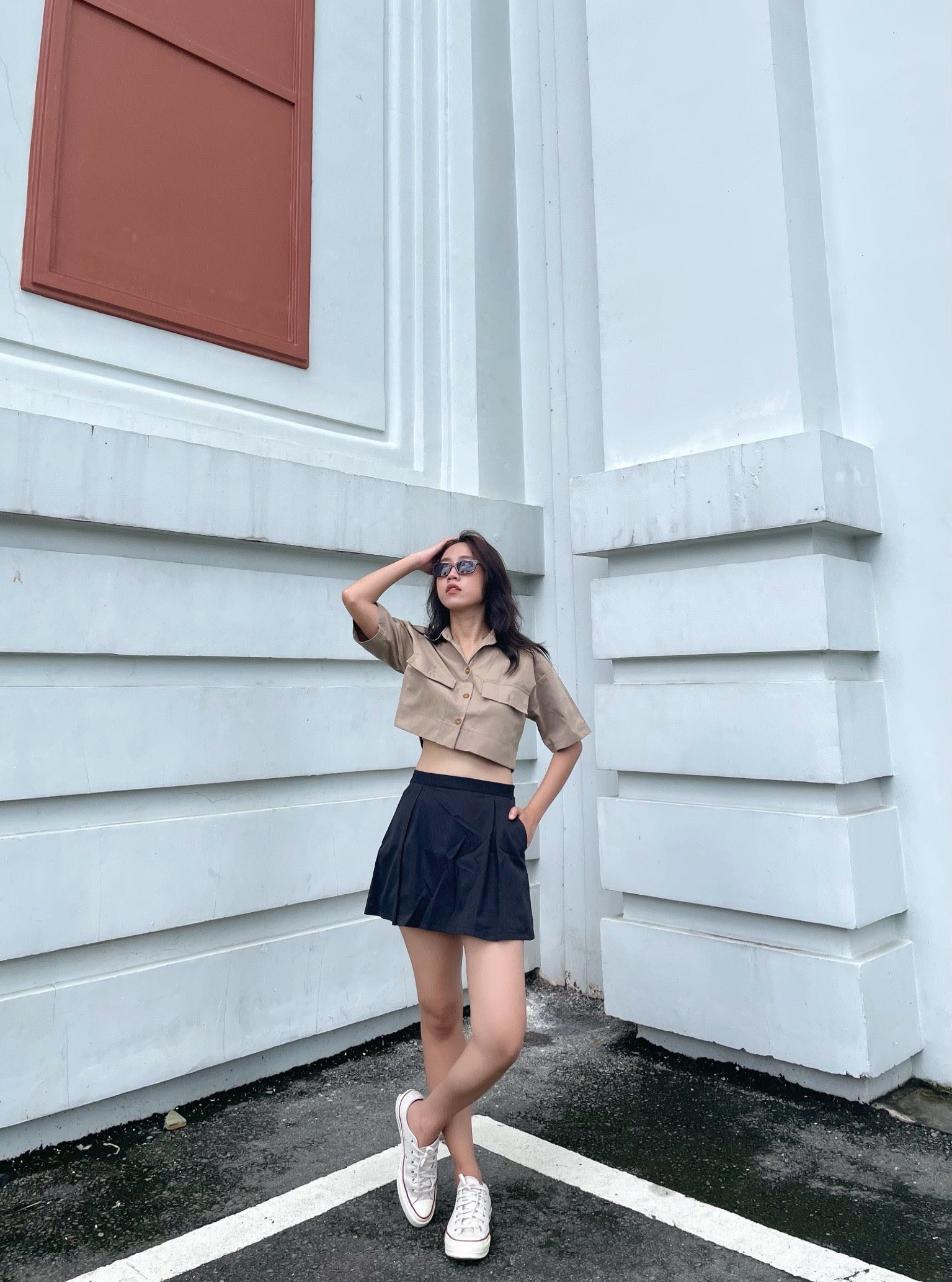 YU CHERRY | Áo Pocket Mini Blazer YA423