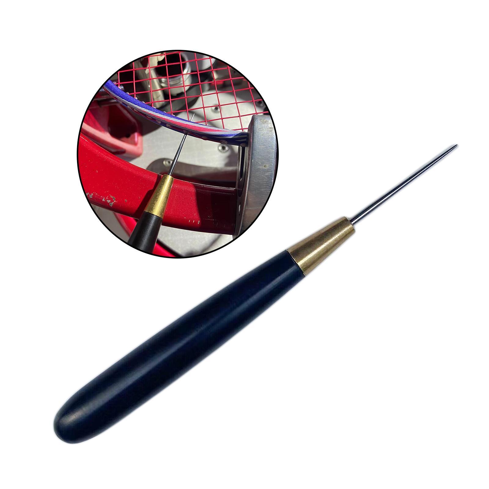 Racquet Stringing Straight Awl Metal Badminton Tennis Racket Stringing Tools