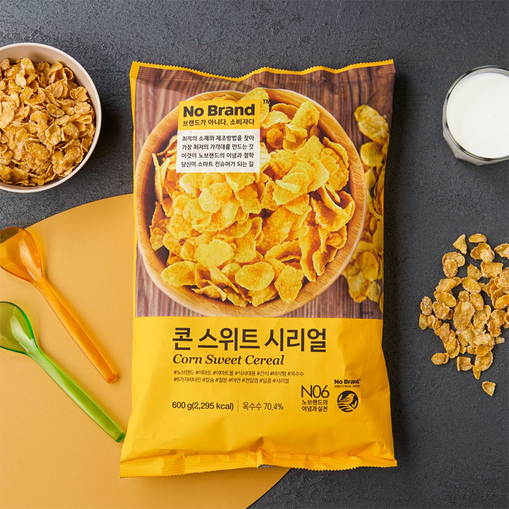 Bánh Ăn Sáng Vị Bắp Bơ No Brand Túi 600G
