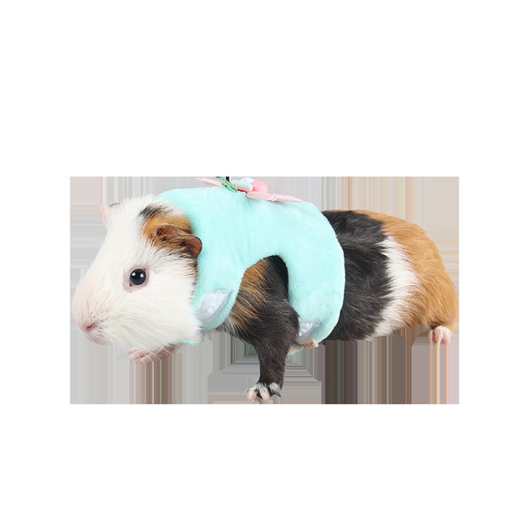 Soft Harness Vest and Leash Set for Pet Dwarf Hamster Gerbil Rat Mouse 2 Set