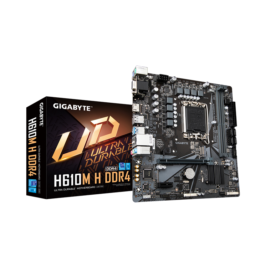 Bo Mạch Chủ Main Gigabyte H610M-H DDR4 Socket LGA 1700 - Hàng Chính Hãng