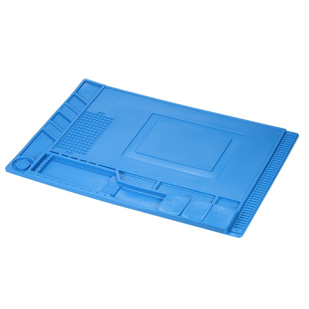 S-160 Magnetic Heat-resistant Soldering Mat Silicone Soldering Station Insulation Pad Repairing Tools Maintenance