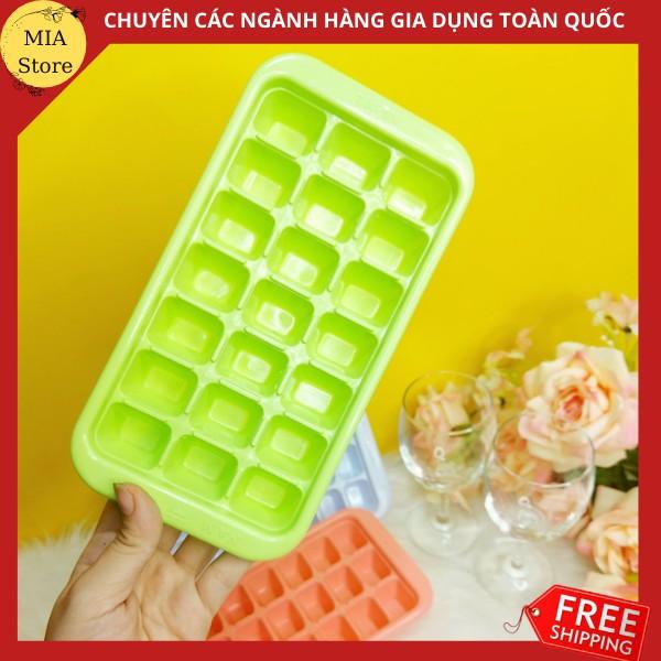 {GIÁ CỰC RẺ}Khay nhựa làm đá Tứ Hưng đa năng nhiều size đồ dùng nhà bếp