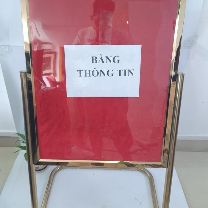 Bảng thông tin, menu lễ tân, nhà hàng