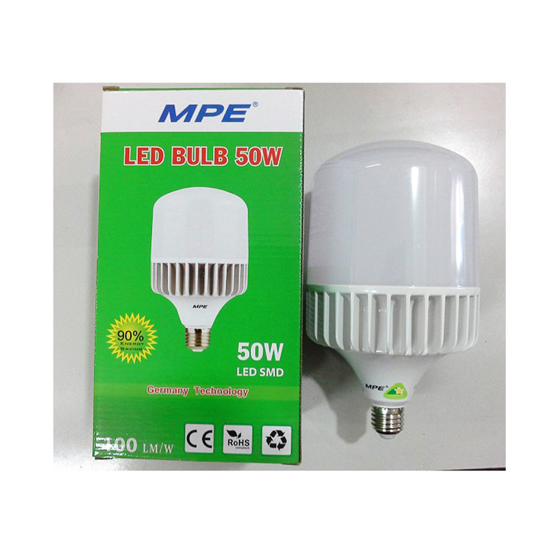 BÓNG ĐÈN LED BULB MPE ÁNH SÁNG TRẮNG - VÀNG 20W, 30W, 40W, 50W