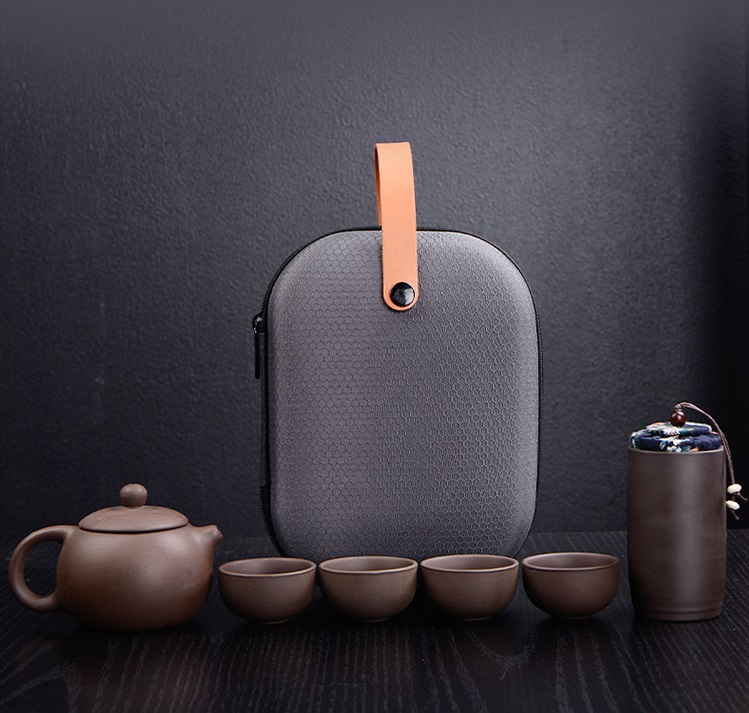 Bộ Ấm Trà Du Lịch - Nhỏ Gọn, Thiết Kế Tinh Xảo - Quà Tặng Ý Tặng Ý Nghĩa