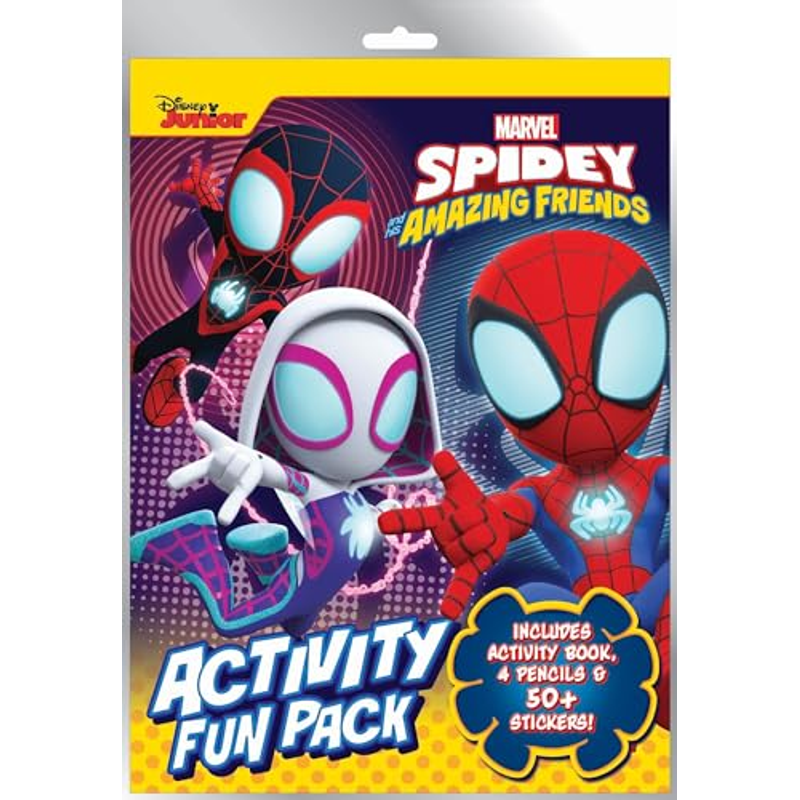 Sách Spidey And His Amazing Friends - Activity Fun Pack - Glow Webs Glow