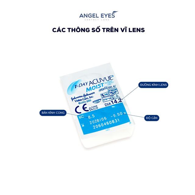 Lens trong suốt 1 ngày Angel Eyes Acuvue của Mỹ độ cận 1-10