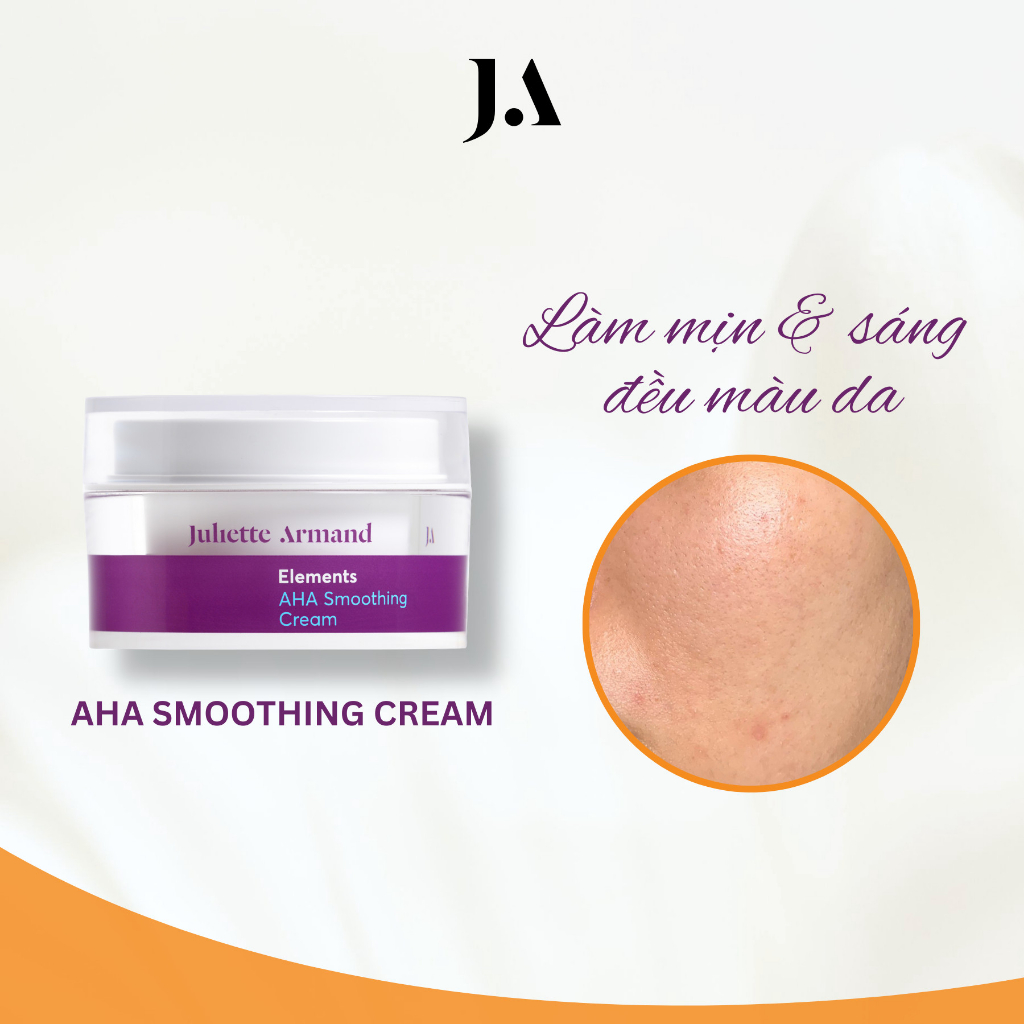 Kem trẻ hóa da Juliette Armand AHA Smoothing Cream 50ml