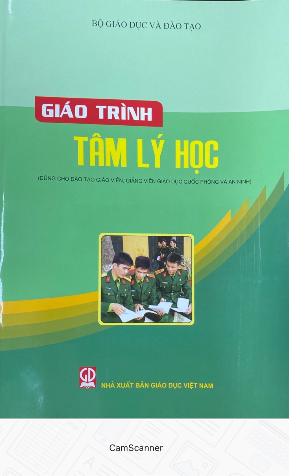 Giáo Trình Tâm Lý Học - Dùng cho Đào Tạo Giáo Viên, Giảng Viên Giáo Dục Quốc Phòng và An Ninh 