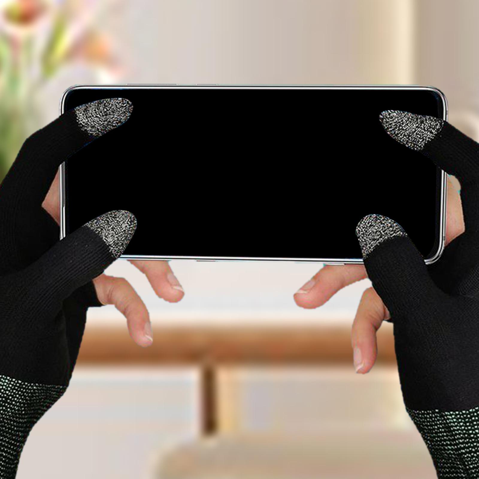 Gaming Finger Sleeves Controllers Finger Sleeve Controller Sweatproof Gloves Thumbs Finger Gloves Cover Sleeve for