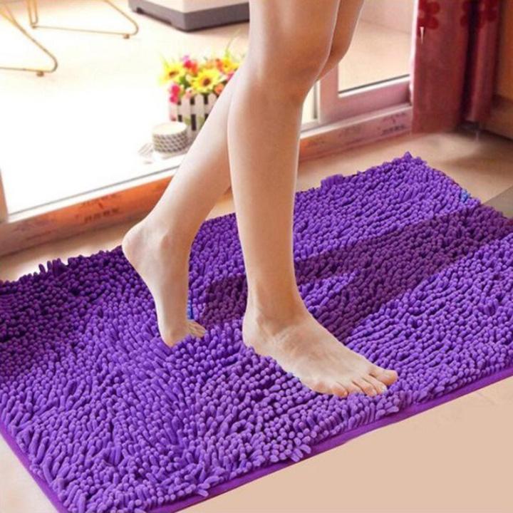 Thảm lau chân san hô size to 40 x 60cm giao màu ngẫu nhiên