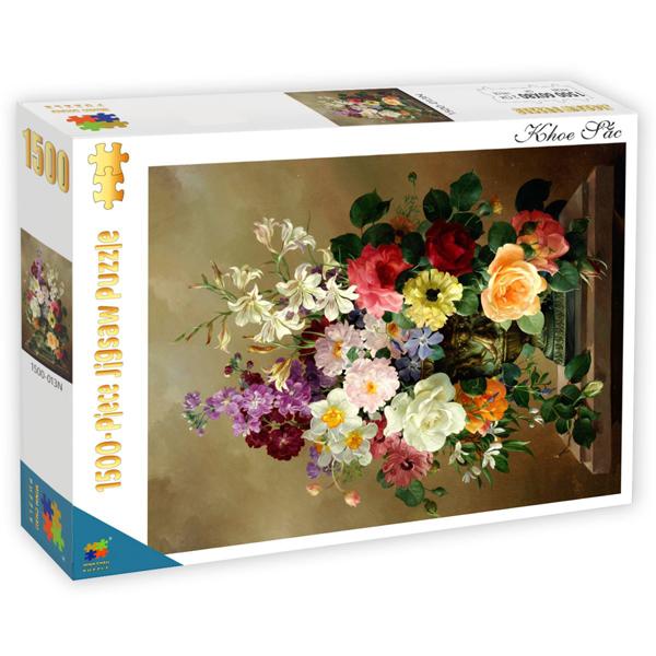 Bộ Tranh Ghép Hình Minh Châu - 60 x 80 cm (1500 Mảnh Ghép) - Khoe Sắc