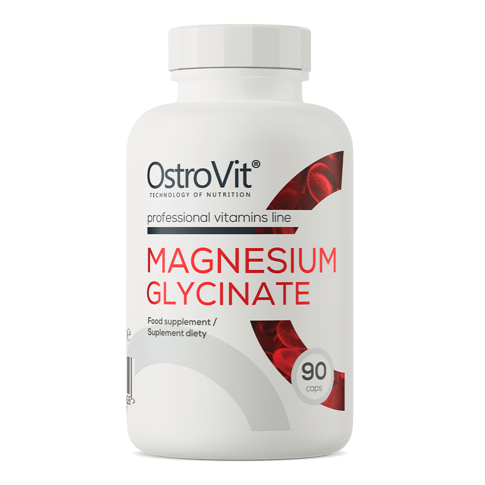 Viên Uống Bổ Sung Magie OstroVit Magnesium Glycinate (90 viên) | Hỗ Trợ Hệ Thần Kinh, Xương &amp; Răng Khỏe Mạnh
