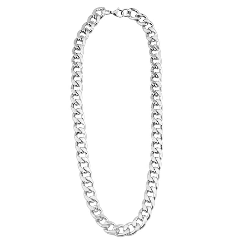 Vòng cổ dây chuyền bản to titan không rỉ