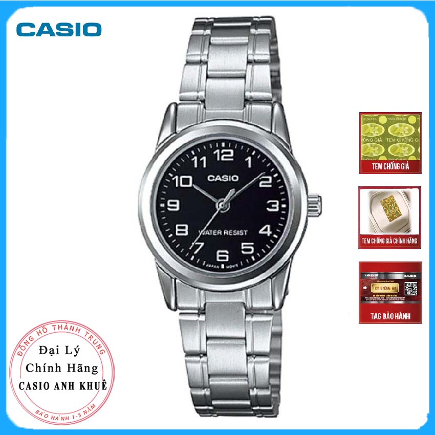 Đồng hồ nữ dây kim loại Casio LTP-V001D-1BUDF