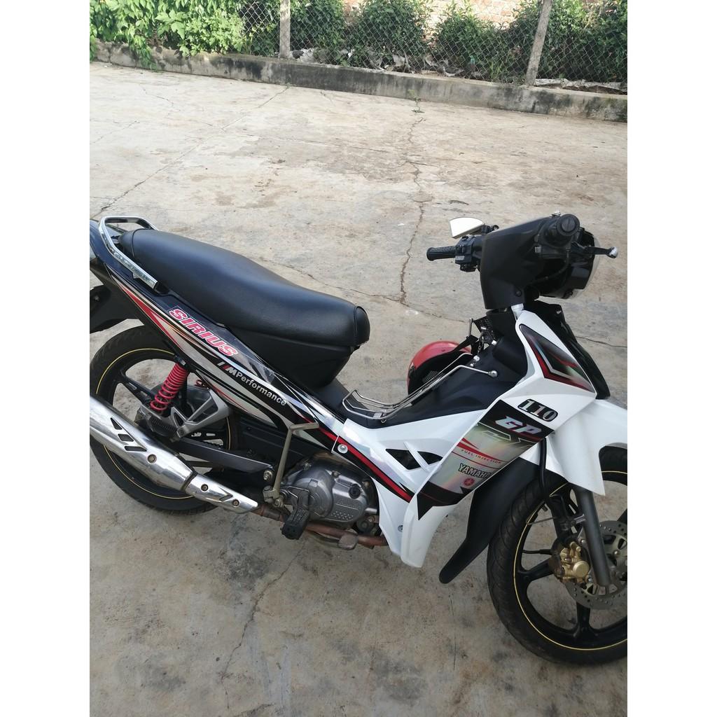Tem sirius 110 bạc đỏ crom