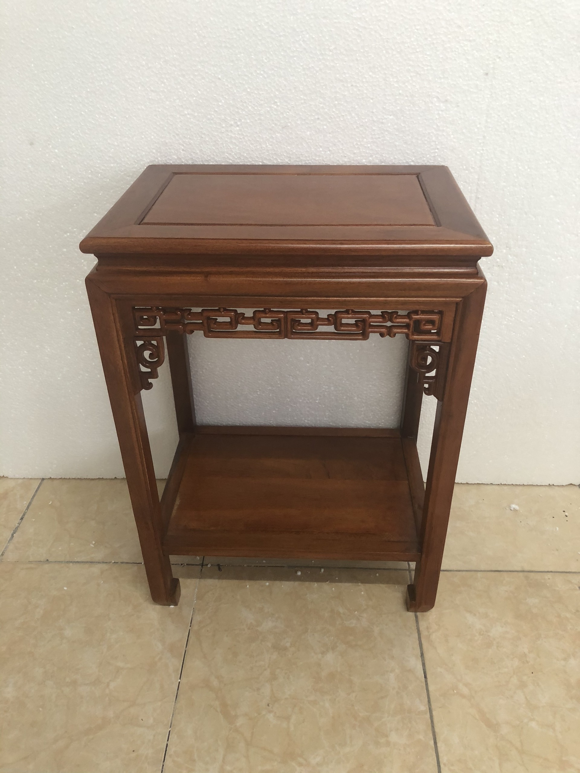 Đôn chữ nhật gỗ gụ, kê tượng, kê đồ phong thuỷ, kê vật trang trí