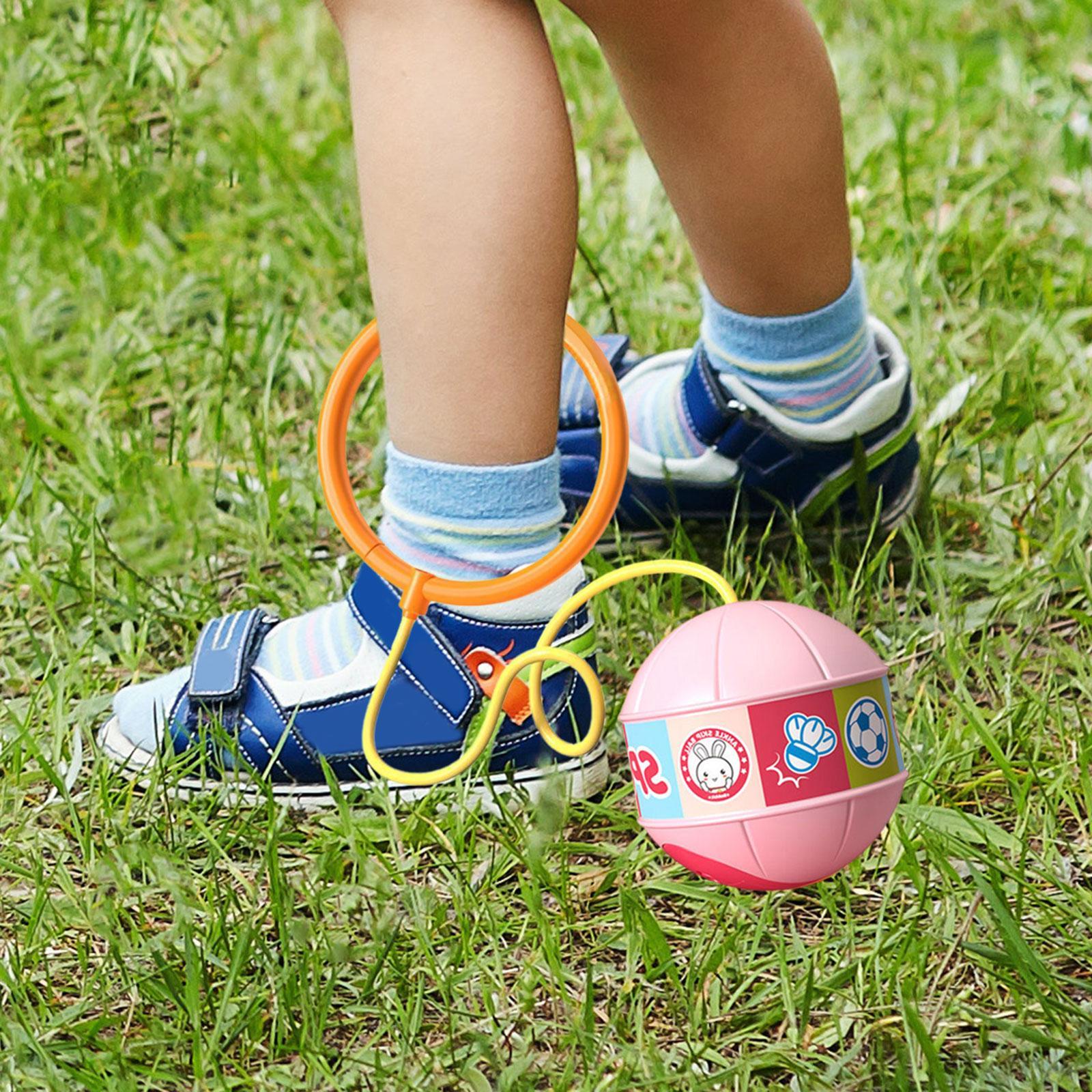 Ball Ankle Skip Game flashlights Sports Ball for Beach Party Game Kids Gifts