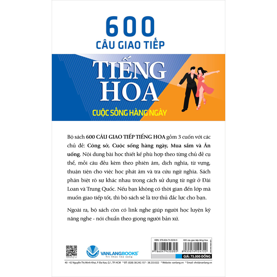 600 Câu Giao Tiếp Tiếng Hoa - Cuộc Sống Hằng Ngày