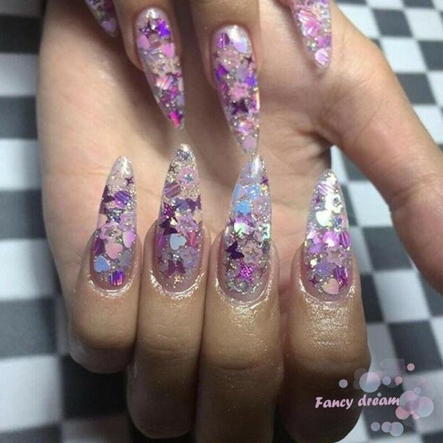 Bướm trang trí ẩn gel Nail