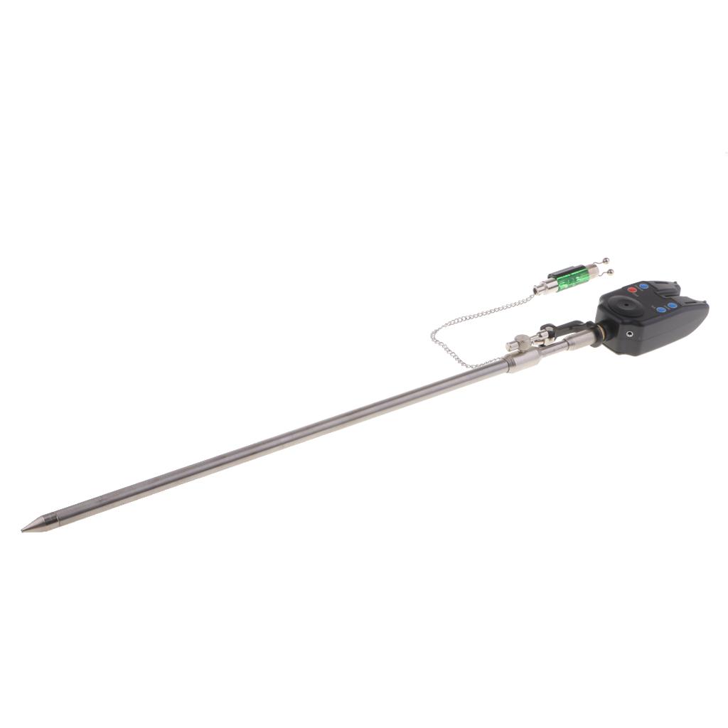 2xFishing Bite Alarm Holder Bite Lure Alarm Indicator Fishing Accessory 35cm