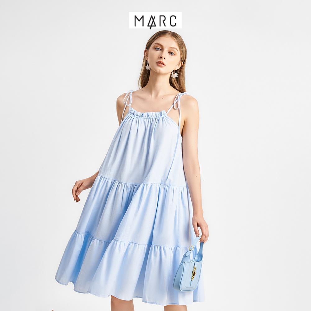 Đầm nữ MARC FASHION dây cổ rút dây 3 tầng CBVH0579