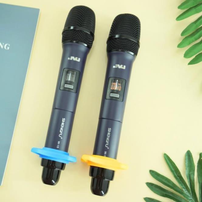 Bộ 2 Microphone không dây W 15 JVJ đa năng cao cấp - Hàng chính Hãng