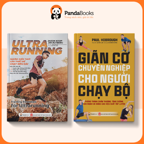 Sách - Combo 2 cuốn Giãn cơ chuyên nghiệp cho người chạy bộ + Ultrarunning Những kiến thức cần thiết để chạy siêu dài