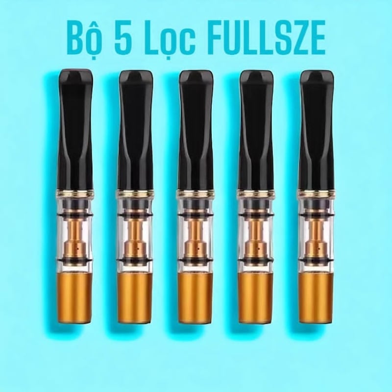 Đầu Lọc Thuốc Hộp ComBo 5 Chiếc, Sử Dụng Đa Năng FULLSIZE Cả 5 Đều Dùng Được Đầu Lớn &amp; Vừa &amp; Nhỏ , Tái Sử Dụng Nhiều Lần, Đầu lọc hút thuốc, đầu lọc hút thuốc lá, đầu lọc khói thuốc