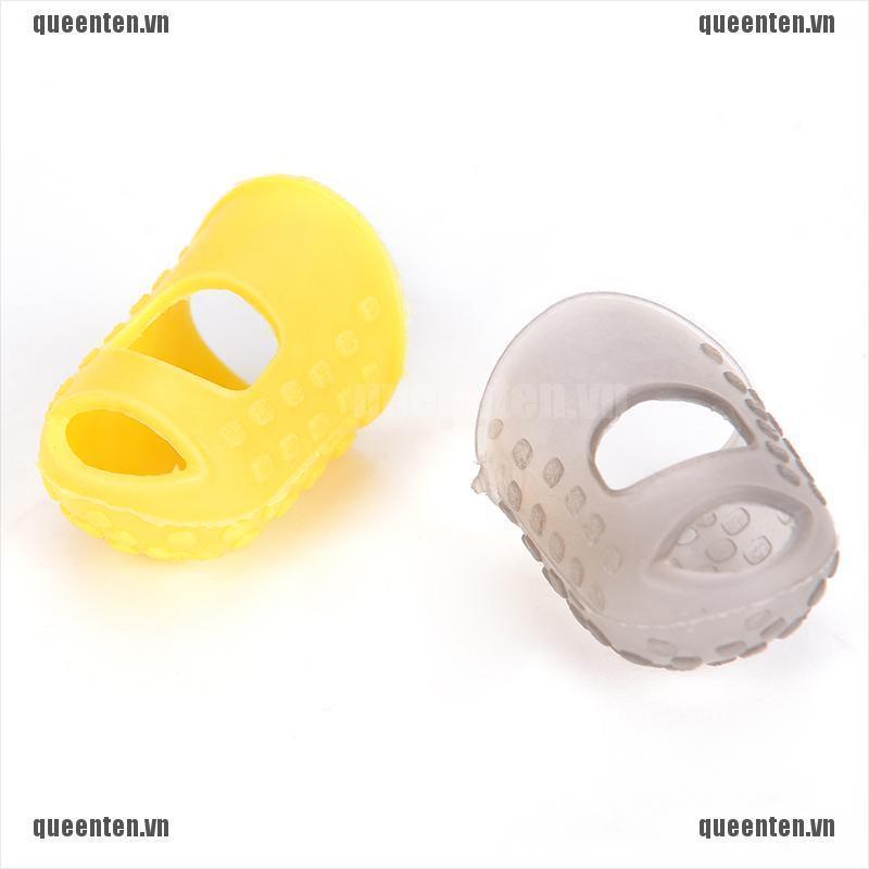 4Pcs Guitar Fingertip Protectors Finger Guards for Guitar Ukulele Accessories QUVN