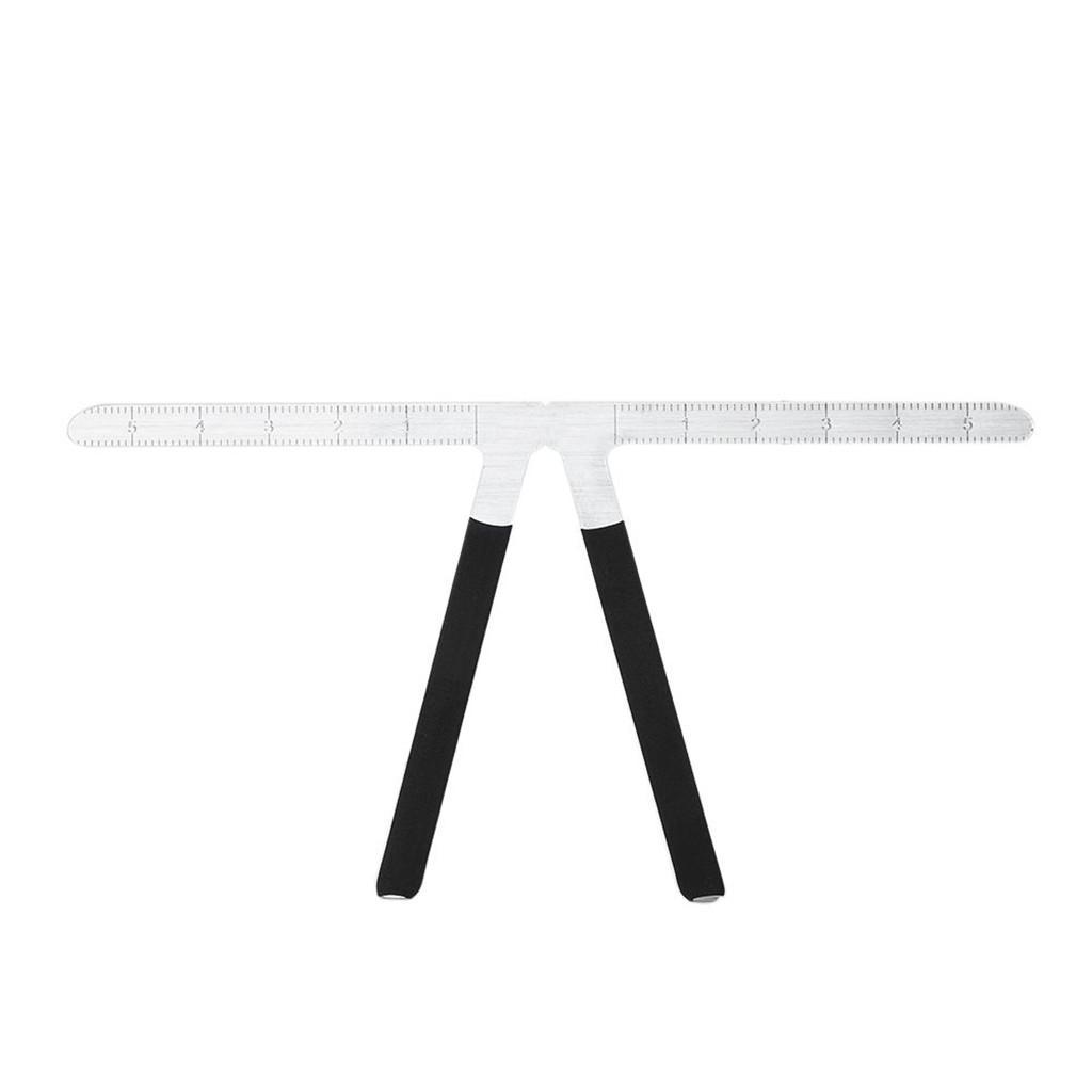 2X Three-Point Positioning Permanent Makeup Tool Eyebrow Caliper Stencil Ruler