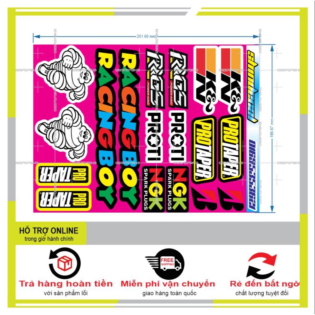 LOGO STICKER RACING BOY - BI DECAL