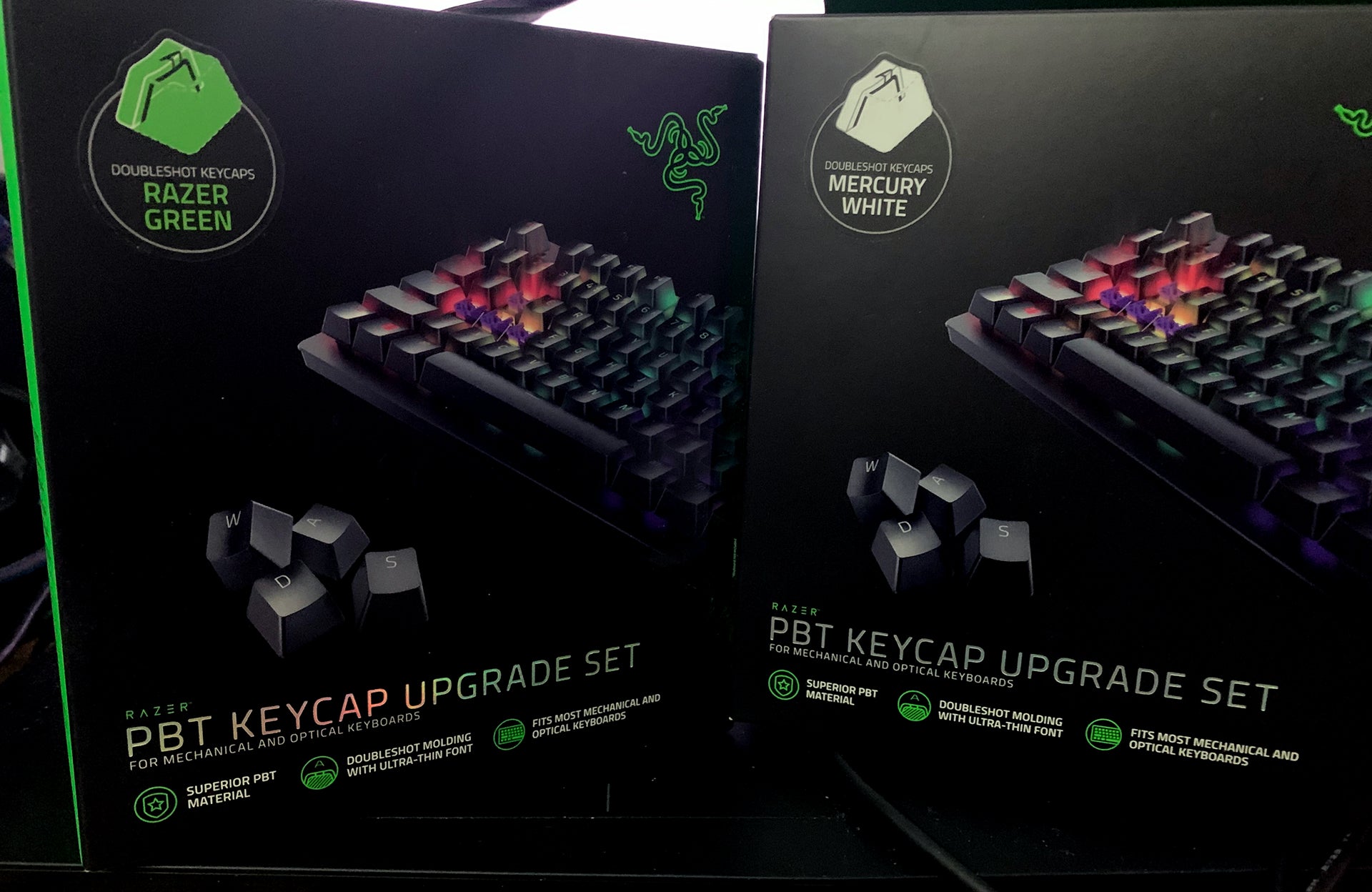 Bộ Keycap Razer PBT Upgrade Set_Mới, hàng chính hãng