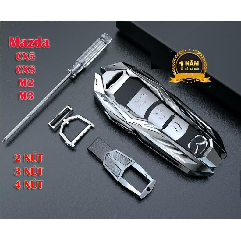 HAI MẪU ỐP BẢO VỆ KHÓA cho XE MAZDA 6 MAZDA 3 MAZDA 2 MAZDA CX5 CX8 HỢP KIM CAO CẤP