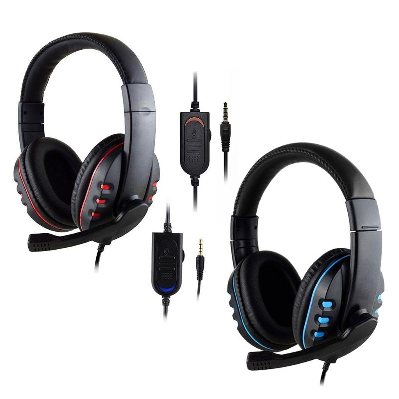 Chất Lượng Tốt Trên Tai Tai Nghe Game Thủ Stereo Bass Sâu Tai Nghe Chơi Game Chụp Tai Kèm Micro Cho Máy Tính Máy Tính Laptop Notebook