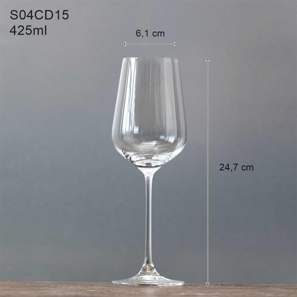 Bộ 6 Ly Hongkong Chardonnay S04cd15 - 425ml