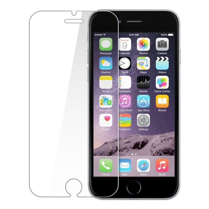 Kính cường lực cho iPhone 7 Plus, 8 Plus nhám chống vân tay/ full màn hình/ không viền màu