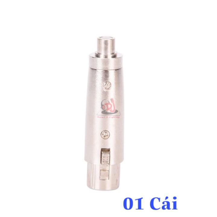 Jack chuyển đổi XLR to RCA, Jack hoa sen ra XLR, jack out tín hiệu các thiết bị âm thanh