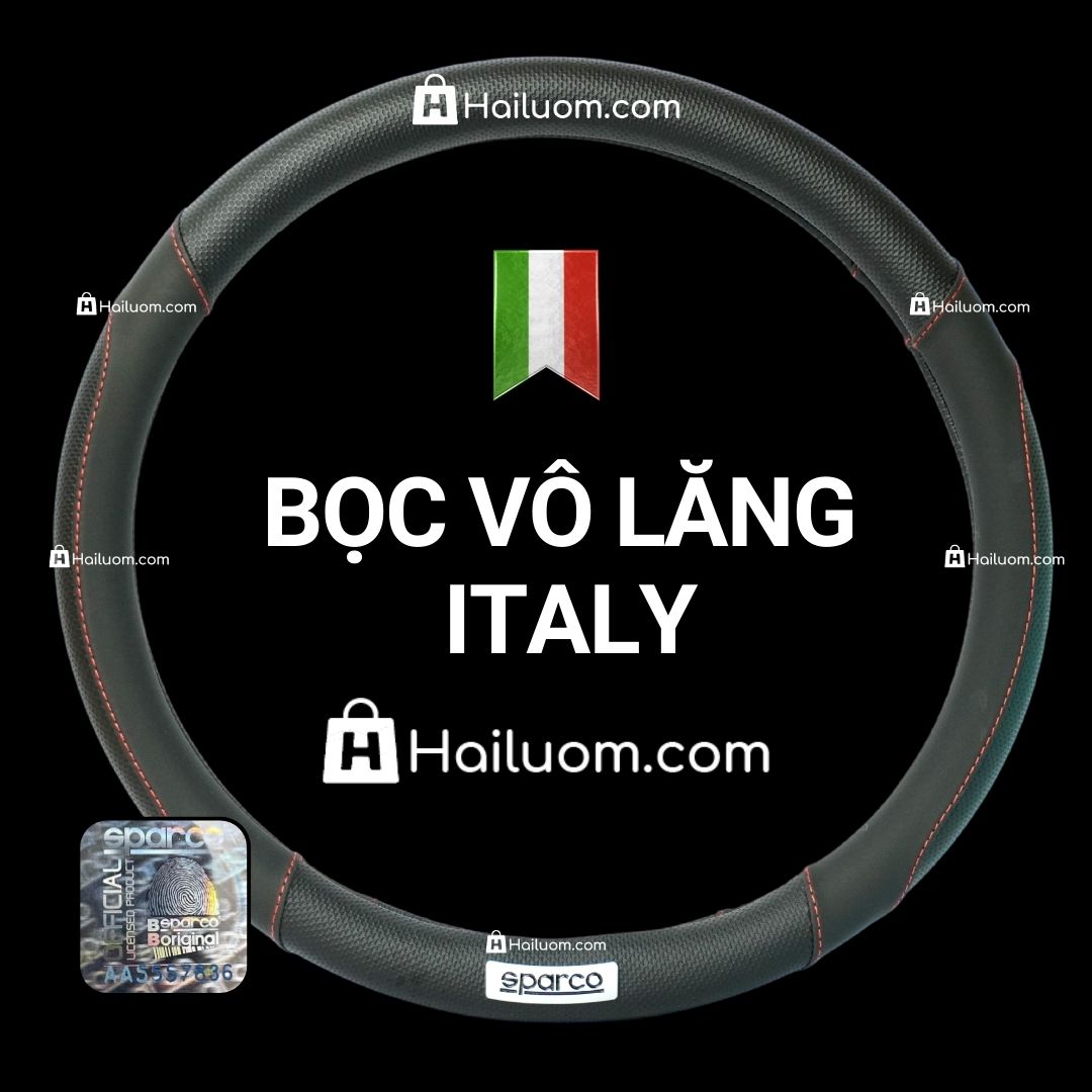 Bọc Vô Lăng ô tô MAZDA 2 | Bọc Vô Lăng cao cấp Sparco Italy