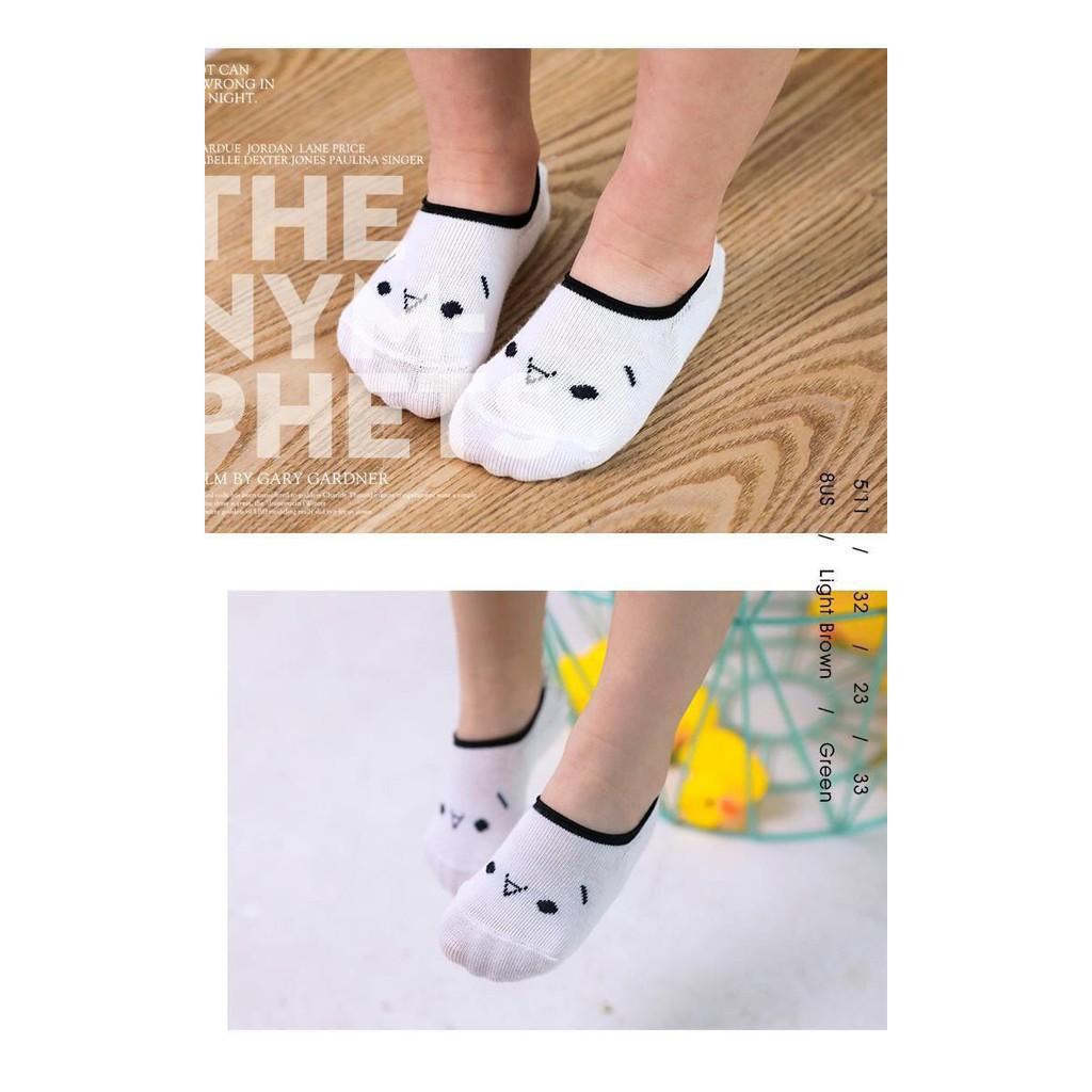Tất Trẻ Em Set 5 Chiếc Tất lười cho bé trai bé gái hình ngộ nghĩnh đáng yêu Cao cấp mã T03