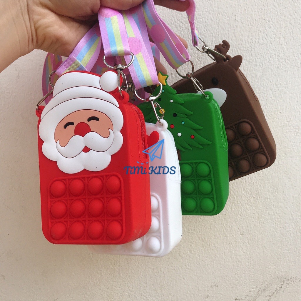 TÚI ĐEO CHÉO POP IT BONG BÓNG GIẢI TRÍ HỖ TRỢ GIẢM CĂNG THẲNG NHIỀU MẪU