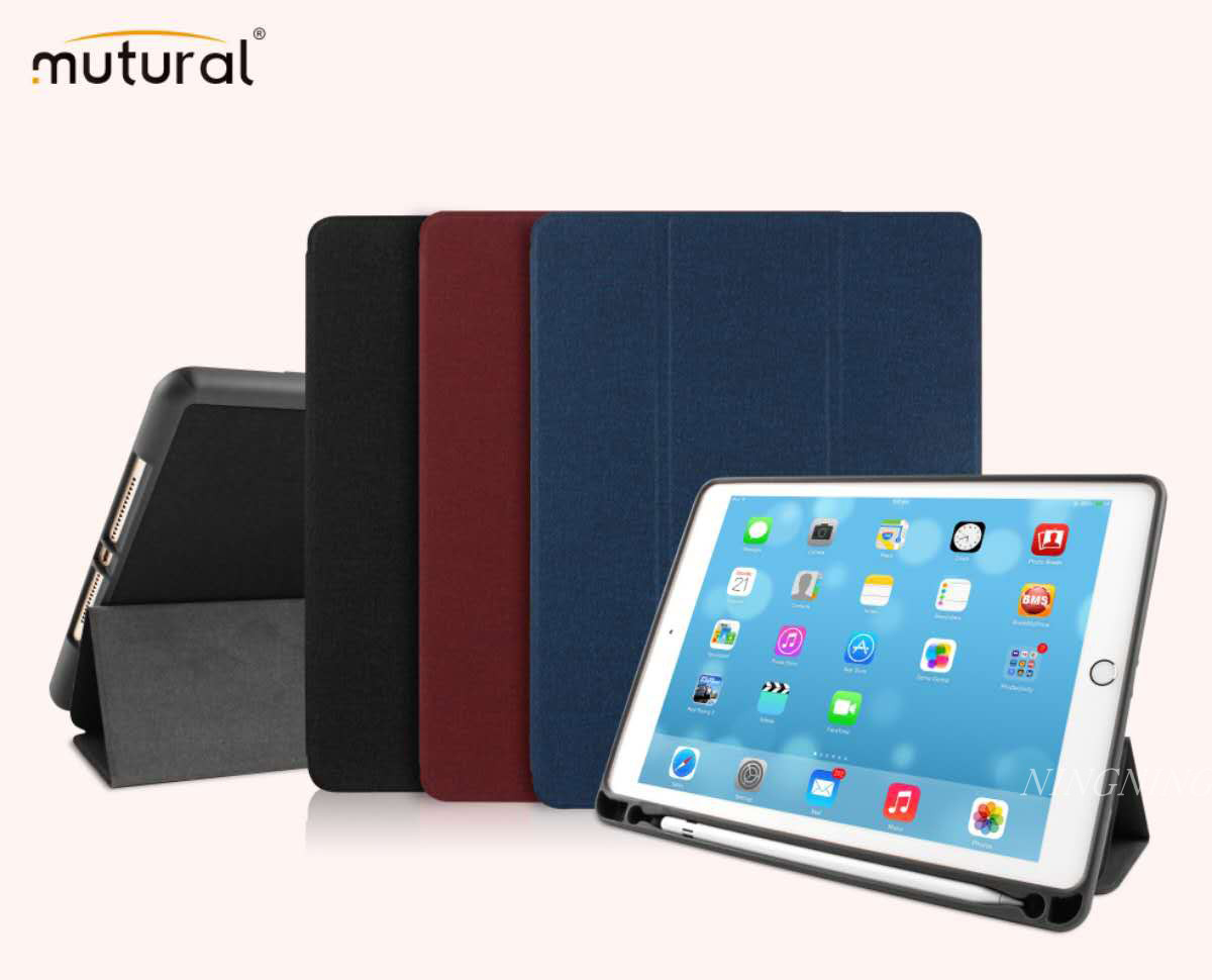 Bao da iPad pro 11 inch 2018 hiệu Mutural _ Xanh_ Hàng nhập khẩu