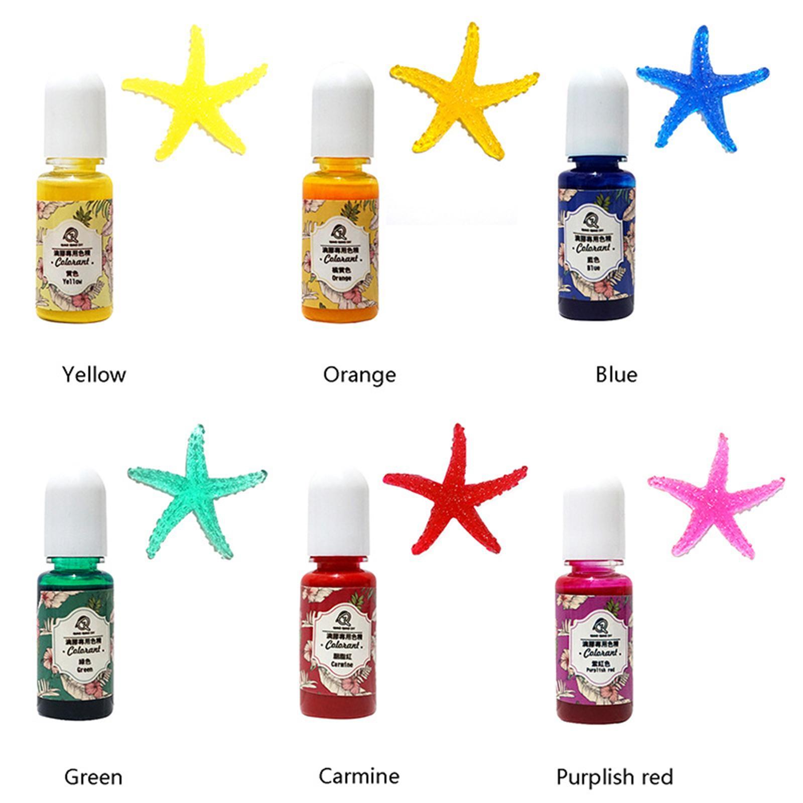 14x Epoxy Resin Pigment Liquid Epoxy Resin Dye Decoration 10ml Jewelry Making Colorant Liquid Pigment for Pendant Paint Bracelet Soap Crafts
