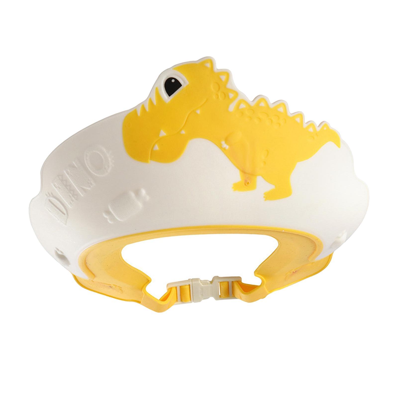 Baby Shower Bath Cap Ear Protection for Boy Girls Kids Baby Yellow