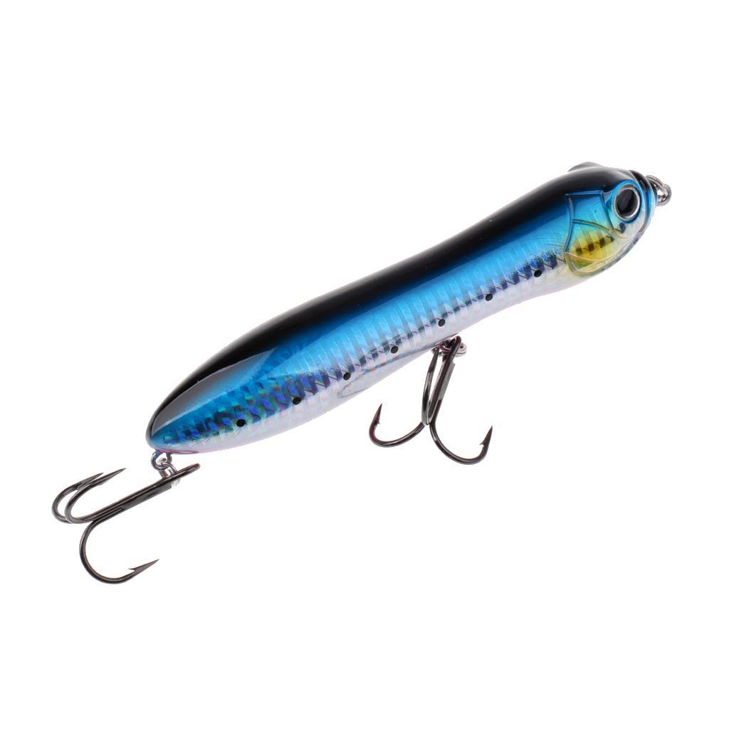 Fishing Lure Floating Lifelike Swimbait Artificial Bait Crankbait Hard Bait with 2 Treble Hooks for Bass Perch Trout 13cm/5inch